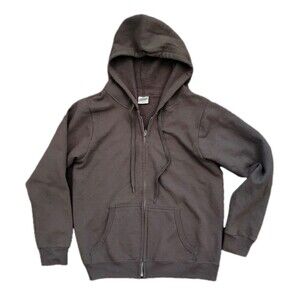 Gildan Unisex Full-Zip Hoodie Sweatshirt Small